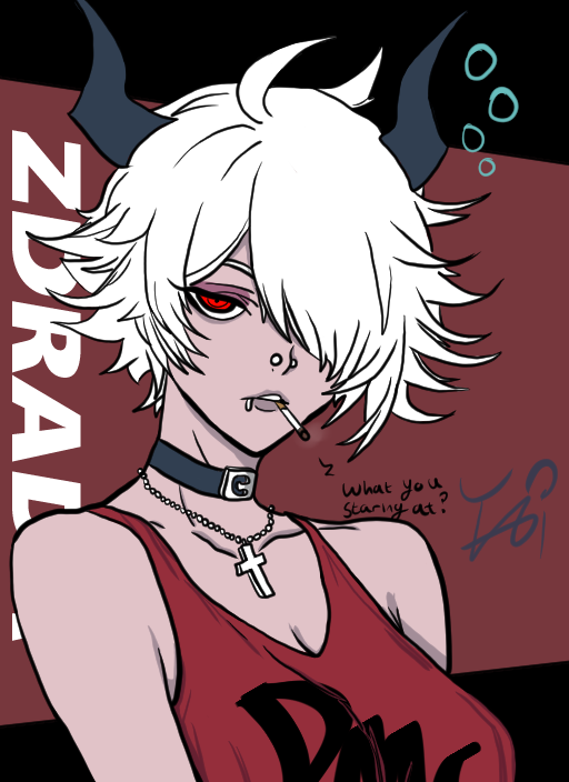 She just woke up...
#helltaker #helltakerart #Helltakerfanart #doodle #helltakerzdrada #zdrada