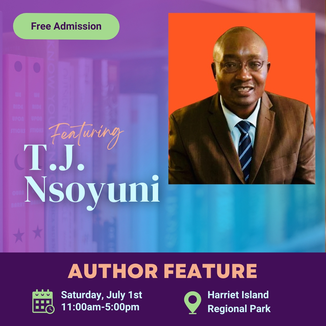 Come visit author <a href="/tatahnsoyuni/">Tatah Nsoyuni</a> at our FREE Book Fair on Saturday, July 1st! Tatah (T.J.) will have a booth for you to visit any time between 11:00am-5:00pm. We look forward to seeing you there!

#author #bookfair #Minnesota #TwinCities #reading #bookish