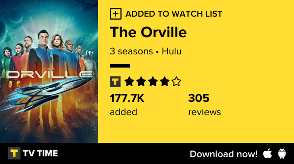 fegullom's tweet photo. I've just started following The Orville https://t.co/QquiKXs8hq #tvtime https://t.co/fkQlrscjBk