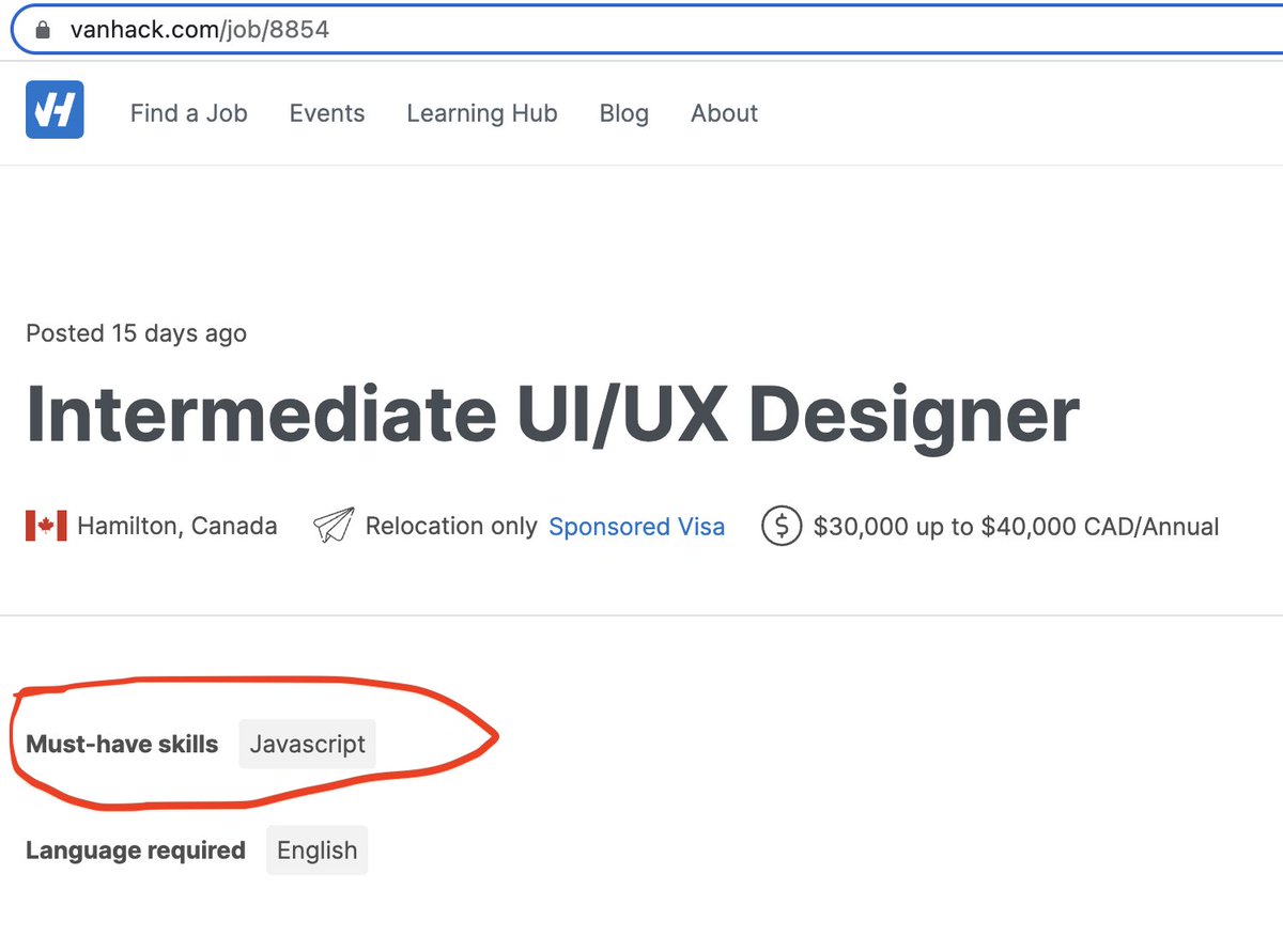 OmprakashUX's tweet photo. @GoVanHack @IA_UXJOBS JavaScript is not must-have skill for UI/UX Designer. Please change title would be "UI Developer". 
@GoVanHack https://t.co/PtiN7Md8aD