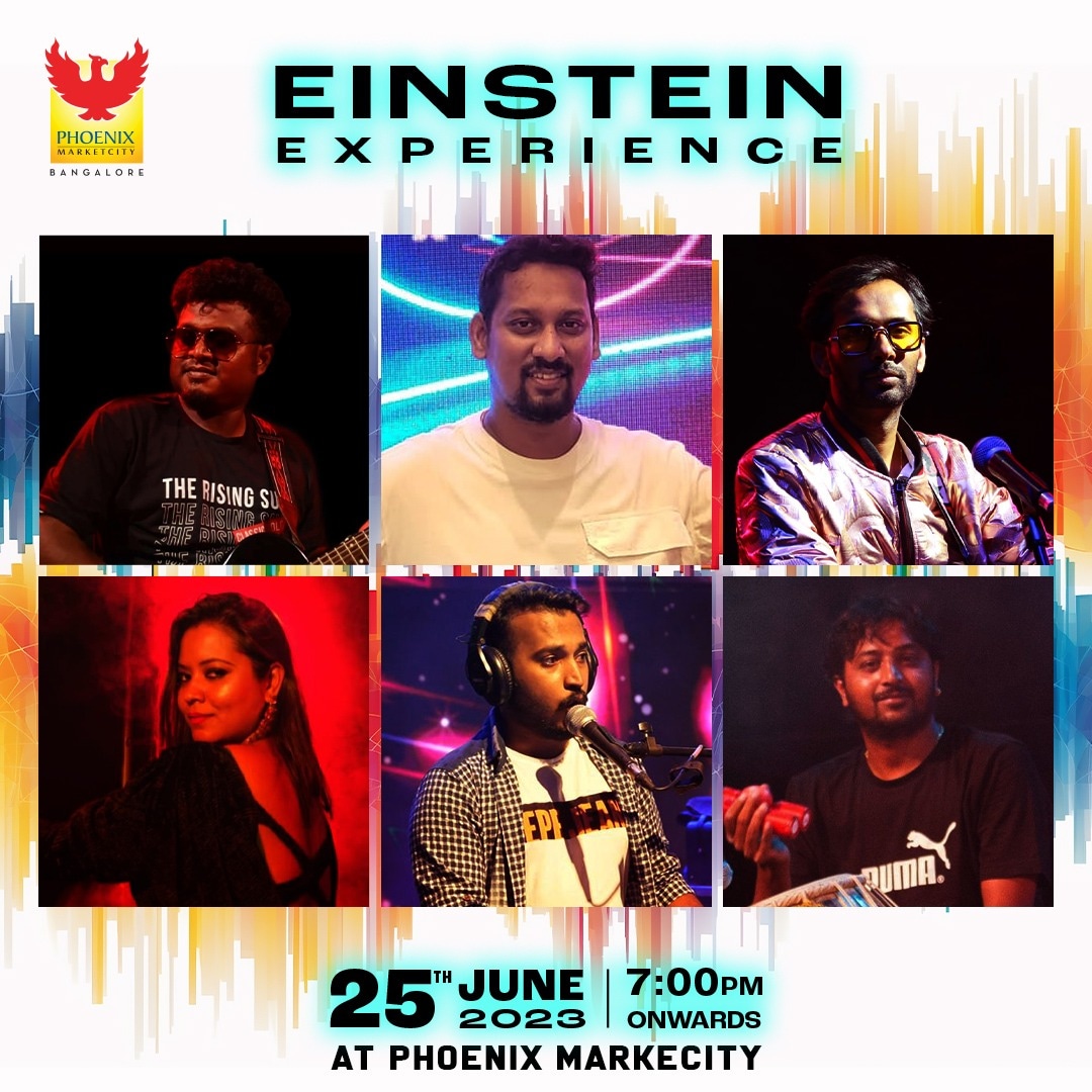 Catch us Live in Action Phoenix Marketcity Bangalore this #sunday!
.
.
.
.
.
#livemusic #liveperformance #liveband   #musicislife #happiness #travel #artists  #bangaloreband #phoenixmarketcity #multilingualband #artistsoninstagram #artists #TheEinsteinExperience #TEE