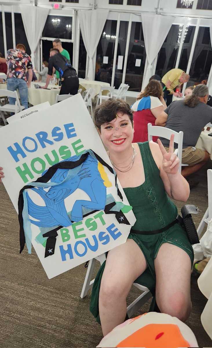RosesthatWeep's tweet photo. #gcgympride #marewick #geeklycon23 #horsehousebesthouse https://t.co/7YQRVcXlJV