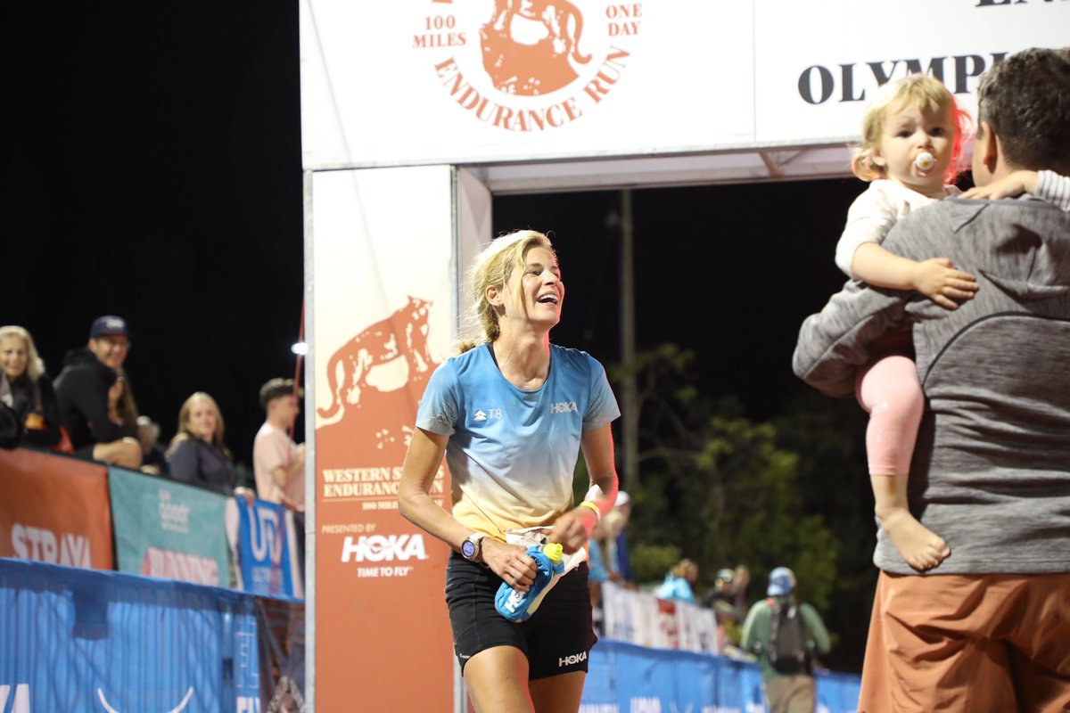 Eszter Csillag (Hoka) finishes third at the 2023 Western States 100 in 17:09:20. #WS100 Prior to tonight, her time would have been the second fastest ever.