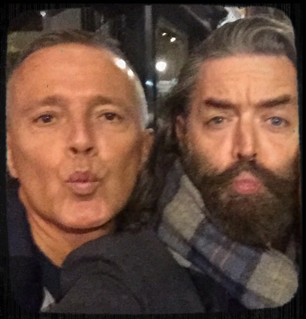 Omundson's tweet photo. Happiest of birthdays to the sweet legend known to humans as. ⁦@curtsmith⁩ , our favorite , ⁦@PsychPeacock⁩, alym and Rock Star 🍍💚💛 #PsychFamily https://t.co/ueACzzgq3H