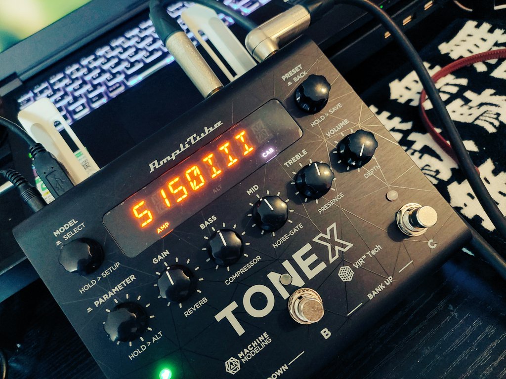 Maokochan_'s tweet photo. まいにゅーぎあ

 #IKmultimedia  #toneXpedal  #toneXmax
 #EVH5150iii https://t.co/iUwXgv8FDW