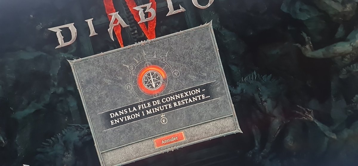 OxyFR58's tweet photo. @BlizzardCSEU_FR #DiabloIV 
Une heure que j'essaie de me connecter,  vous faites quoi ?🤔😭 https://t.co/7VogfcDeAX