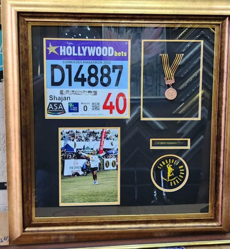 This frame will always have a special place on my Wall and in my heart
89 km Comrades Marathon - The Ultimate Human Race.
@ComradesRace #Comradesmarathon2023
