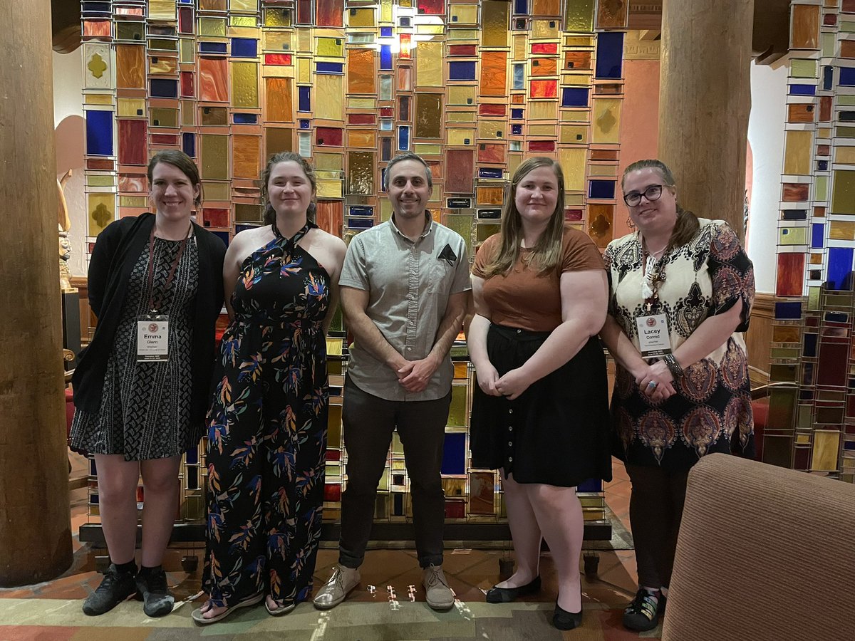 Super proud of my lab for presenting their amazing work at #Evol2023 tonight!