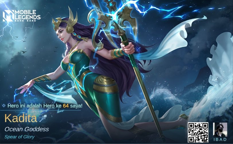 geunyangchingu's tweet photo. Saya baru saja mendapatkan Hero baru Kadita di Mobile Legends: Bang Bang! Ayo berhadapan melawan Player MOBA terbaik dunia bersama-sama! 
https://t.co/A64ZcBPq5z https://t.co/TqKttEz2p2