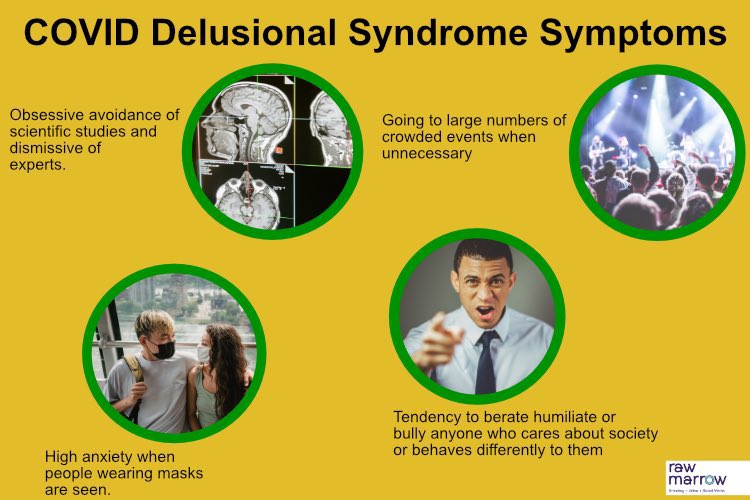 Be on the lookout for Covid Delusional Syndrome.