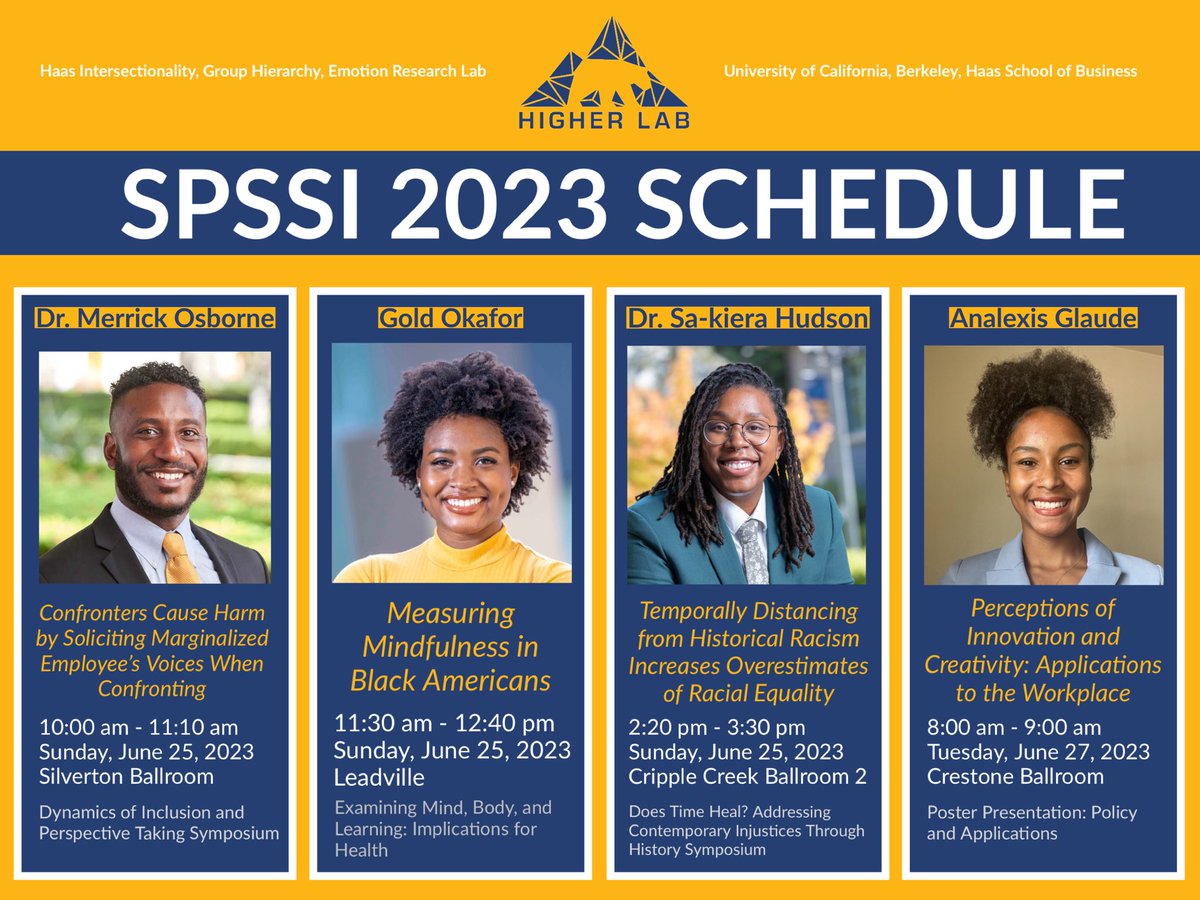Sa-kiera (you can call me Kiera) TJ Hudson π³οΈβπ (@sakiera_hudson) on Twitter photo Check out the <a href="/HIGHER_Lab/">HIGHER Laboratory</a> at SPSSI! Clearly my Sunday is booked and busy, lol
#SPSSI2024 Check out the <a href="/HIGHER_Lab/">HIGHER Laboratory</a> at SPSSI! Clearly my Sunday is booked and busy, lol
#SPSSI2024