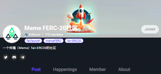 $ferc community members increased from 168 to 172 members. New members are coming everyday <3

Regist and join $ferc here:
alpha.wormhole3.io/square

#ferc 
#ferc20
#krsuccess
#iweb3