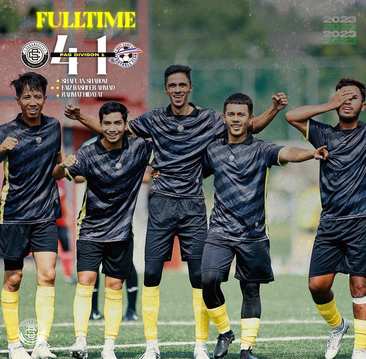 SubangCityFC's tweet photo. FULL TIME | 💪🏾 Keep Pushing ✊🏼

#SubangCityFC https://t.co/NGlc9Yh6il