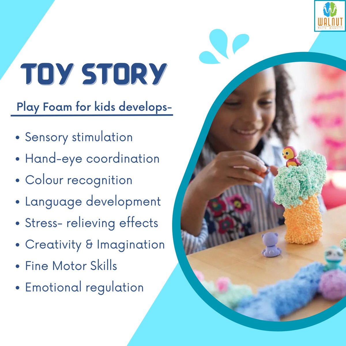 walnut4therapy's tweet photo. Let your kids imagination run wild and watch their skills develop with this tactile wonder of playfoam which offers endless fun and therapeutic benefits🙌🎨

 #PlayfoamBenefits #SpecialKids #SensoryPlay #CreativityUnleashed https://t.co/1CSNULmjZO