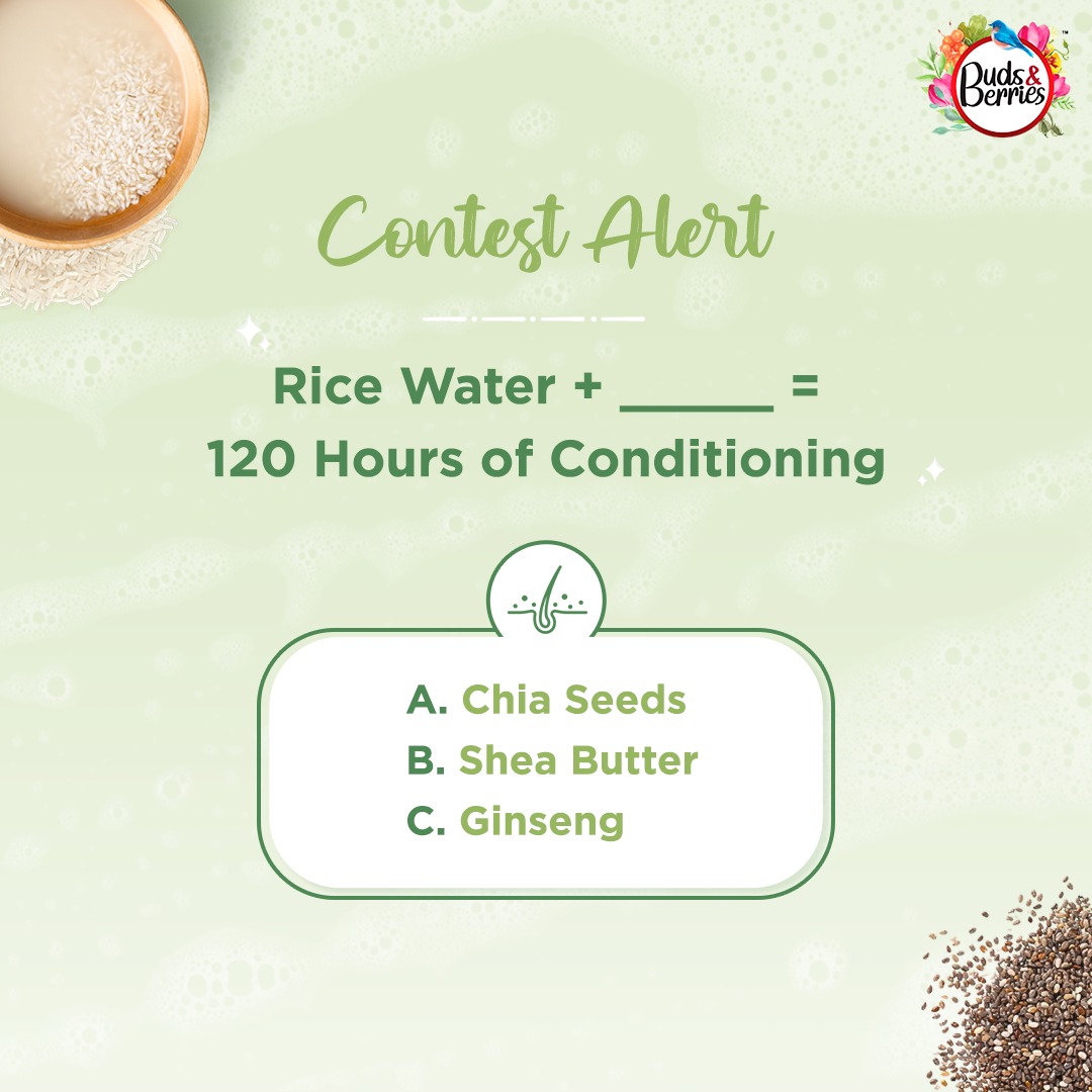 Contest Alert! 🥳

Participate in our game, and you could be one of the 5 lucky winners to win amazing prizes! 🎁

Follow these steps to win:
1. Comment the correct answer and tell us how the product has helped you.
2. Follow <a href="/budsnberriesin/">Buds & Berries</a> 
3. Tag 3 friends