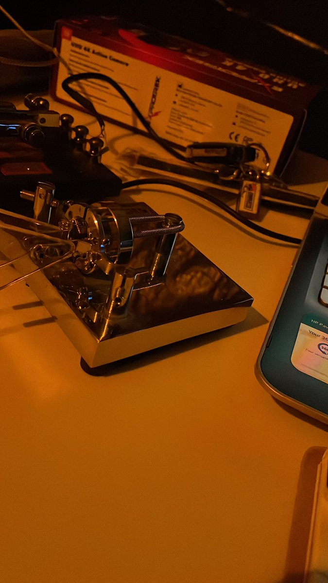 WC3EMILY's tweet photo. #ARRLFD Late night thoughts… We need a Pro-sign that means “ I recognize your call, we have worked each other before, hello friend!” so we can acknowledge our “ham friends” during a contest (or Field Day) without breaking stride or the pileup. You saw it here first! WC3R. https://t.co/0o43j3Ma0S