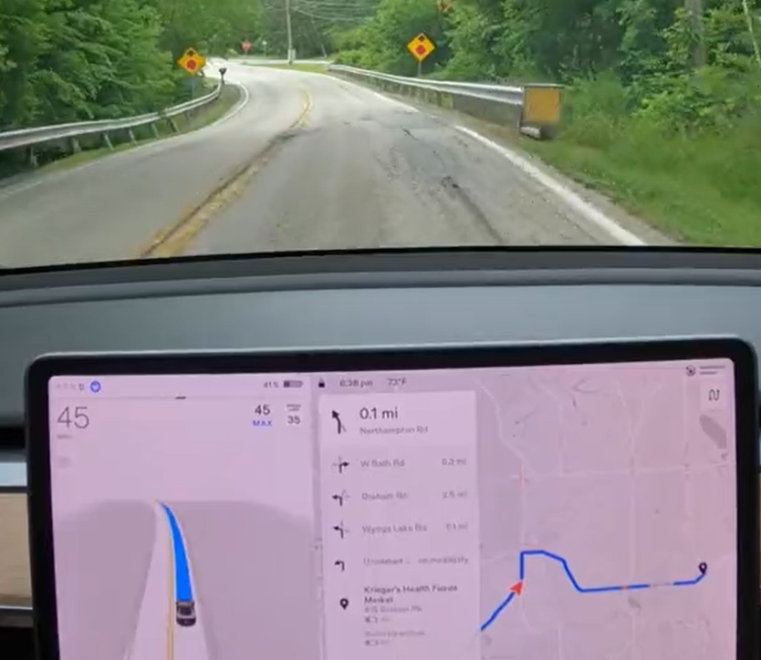 Woodland on Twitter "FSD edge case elonmusk, should FSD consider to