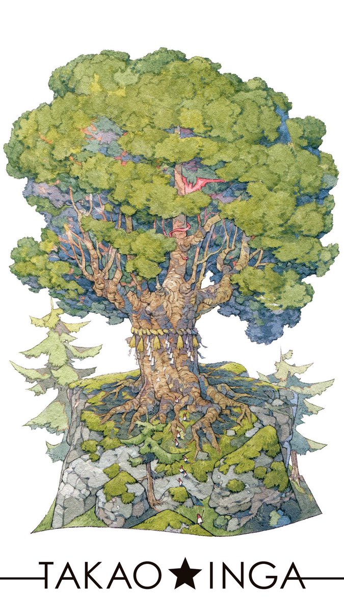 「『地上に降りる日』  ▼作品集『孝夫印画』 」|渡辺孝夫のイラスト