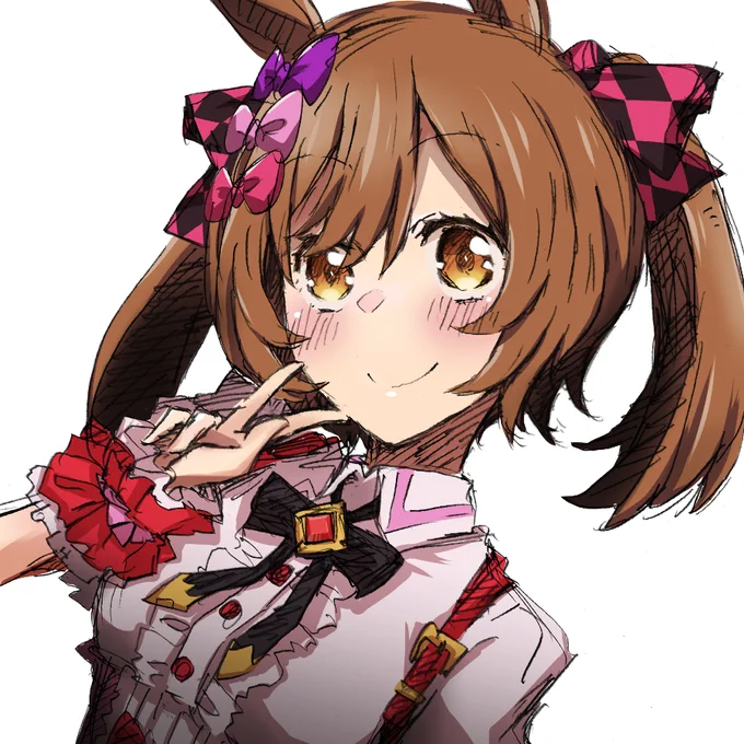 可愛いに決まってんだろうが!!(再掲)  #ほっぺの斜線は可愛い