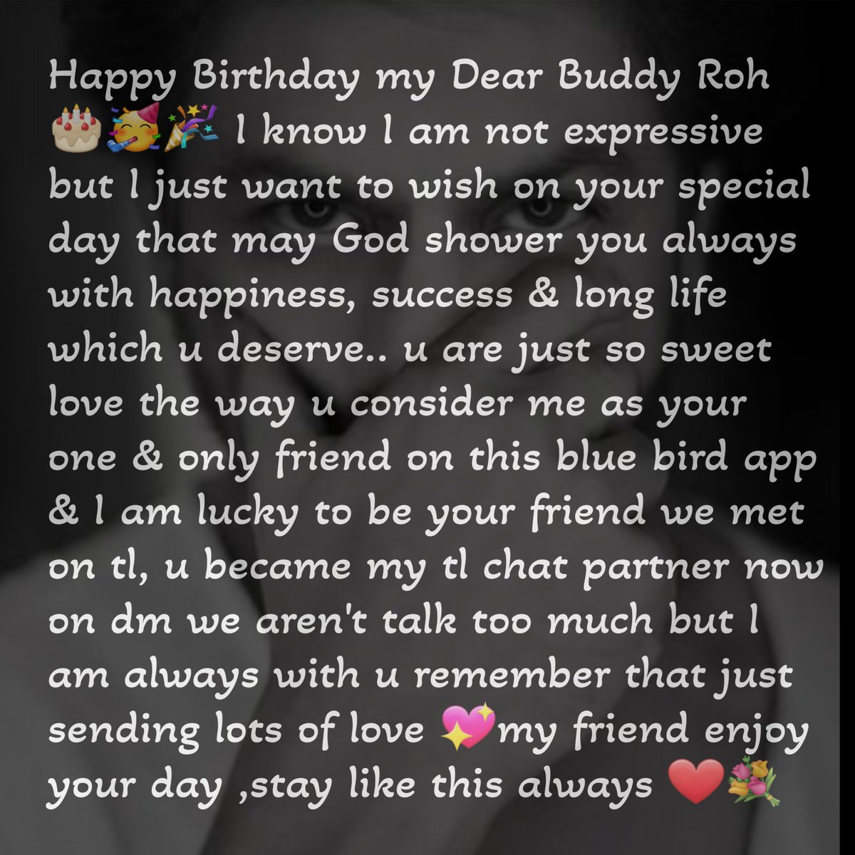 SRKSupremacy_'s tweet photo. This is one more wish for u Rohan @RoyceSRKian from my side , wishing u Happiest Birthday🎂🥳.. may all your dreams comes true on this day &amp; I just wish for u that your every single moment of your life be joyful,, bring light happiness for u have a great day ahead 🤗❤
#HBDRohan https://t.co/sgwuCj1SNe