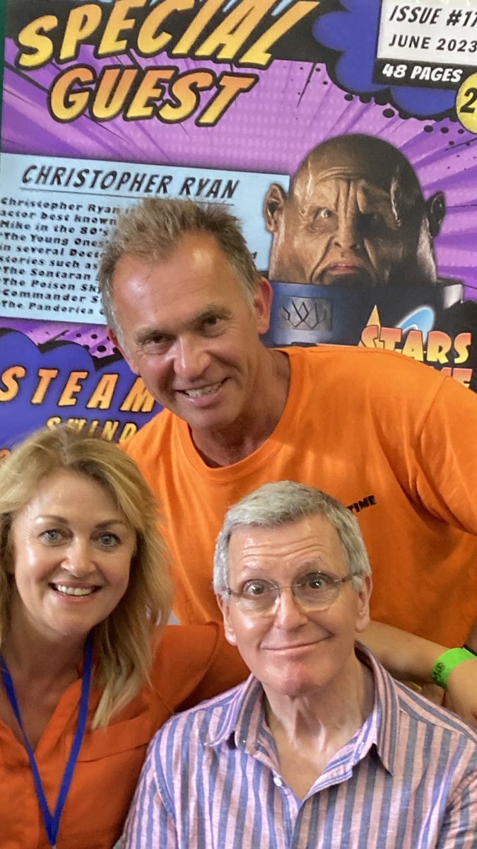 LJDibben's tweet photo. Had the best day yesterday at @STARSOFTIME #Comiccon #steammuseum #Swindon with the lovely @ManningOfficial and @bradders_david and #ChristopherRyan #youngones https://t.co/Vu5Xddv3c7