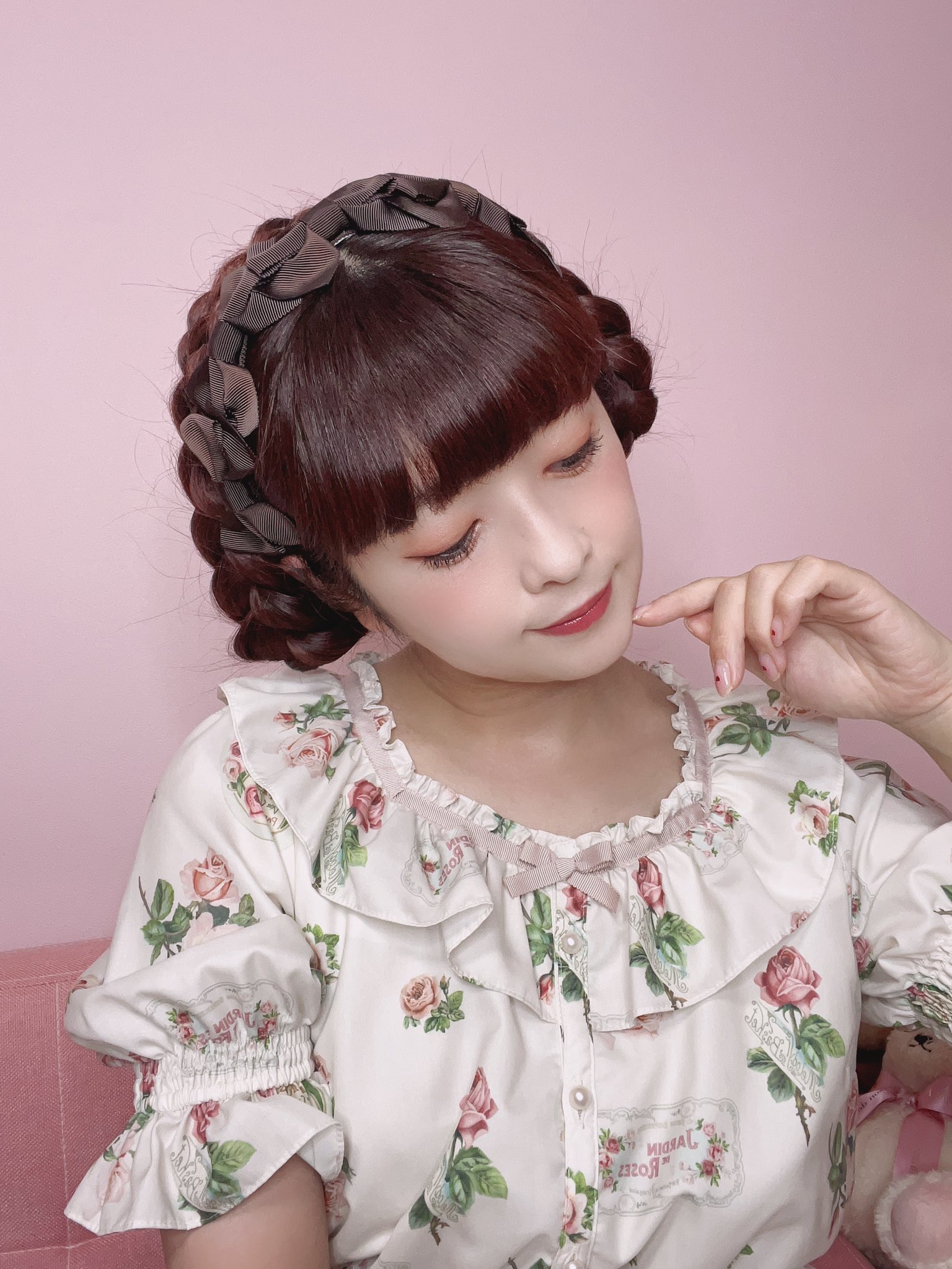 しまむら アベイル 青木美沙子 カチューシャ リボン アン