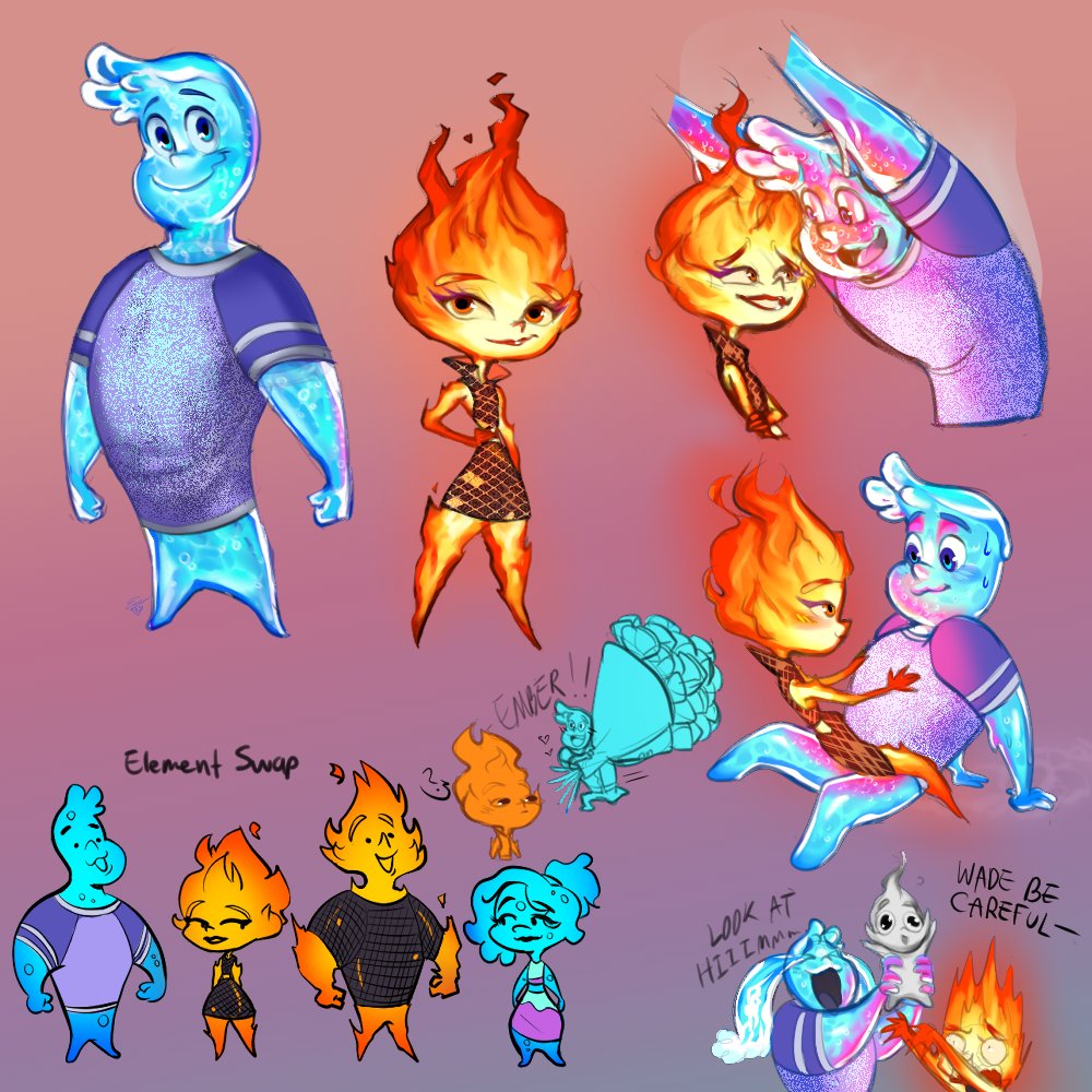 Fire Boy and Water Girl Poster Thingy by jadedpintobean on DeviantArt