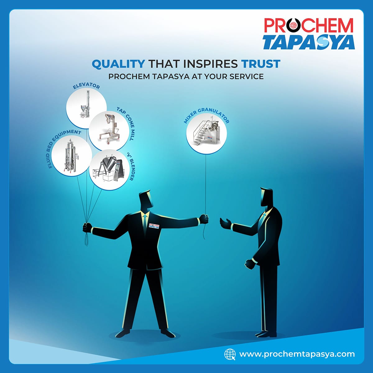 TapasyaIndia's tweet image. At #ProchemTapasya, we understand the value of trust. With an unwavering commitment to quality, we ensure that our products and services inspire confidence in our clients. 

#ExpertEngineering #PharmaceuticalProcessing #EngineeringSolutions #FluidBedDryers #RapidMixerGranulators