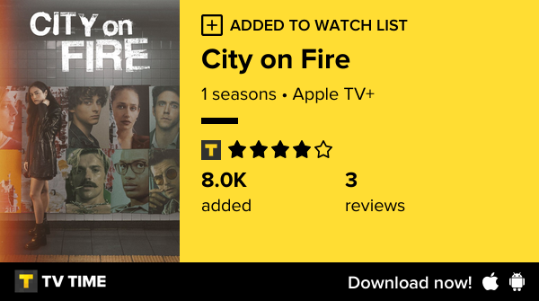 dubDUBgee's tweet photo. I've just started following City on Fire https://t.co/by8hcF3Cod #tvtime https://t.co/yiT3tnFW4x