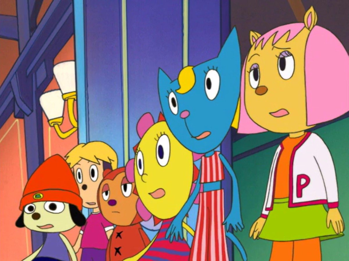 Every PaRappa Frame In Order tweet media