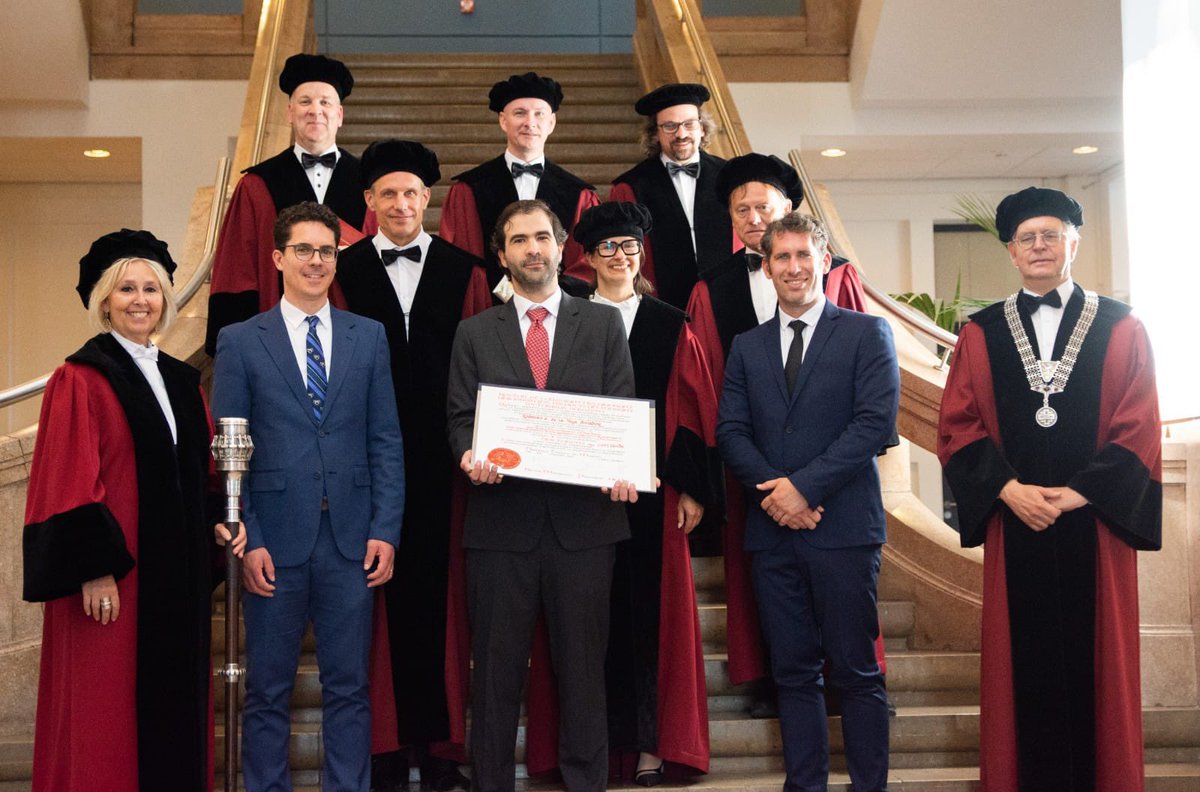 Martijn van Griensven (@mvangriensven) on Twitter photo We are very proud that Rodolfo de la Vega successfully defended his PhD-thesis on #boneregeneration last Wednesday. He received the, in NL, highest distinction of cum laude. #proudSupervisor <a href="/MERLN_UM/">MERLN</a> <a href="/er_balmayor/">Elizabeth R Balmayor</a> <a href="/ChrisEvansLab/">Musculoskeletal Gene Therapy Research Lab</a> We are very proud that Rodolfo de la Vega successfully defended his PhD-thesis on #boneregeneration last Wednesday. He received the, in NL, highest distinction of cum laude. #proudSupervisor <a href="/MERLN_UM/">MERLN</a> <a href="/er_balmayor/">Elizabeth R Balmayor</a> <a href="/ChrisEvansLab/">Musculoskeletal Gene Therapy Research Lab</a>
