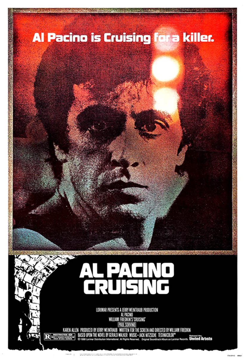 Tonight's late movie is Cruising (1980) 🍿