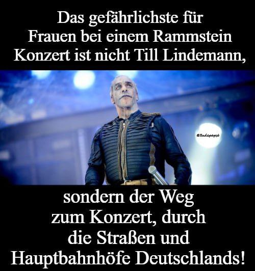 Netzfund  😎
#Till
#Rammstein 
@Die_Gruenen 
@SawsanChebli