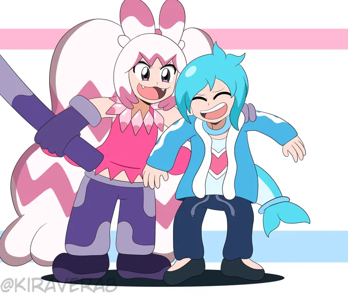 two paldean goobers #PokemonScarletViolet