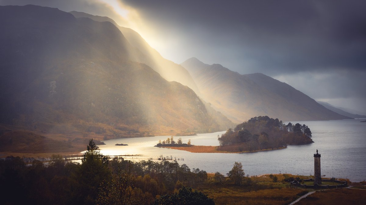 Light spill over Loch Shiel #Glenfinnan #Scotland #Highlands damianshields.com