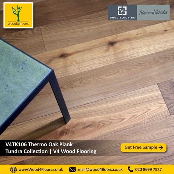 V4TK106 Thermo Oak Plank Brushed & UV Oiled Natural Thermo Treated Oak Plank

Get Free Sample >> bit.ly/3l8mGOq

#wood4floors #woodflooring #london