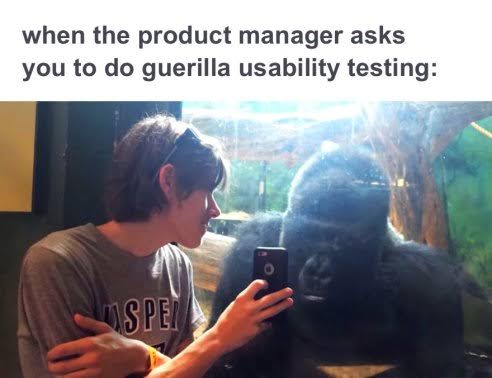 kalpayita's tweet photo. #UXGuerrilla #UXResearch #UXMemes #GuerrillaTesting #UXTestingFails #Kalpayita #UXHumor #UXFail #UXWins #Productmanager #Usabilitytest https://t.co/Ap7uzQDVrd