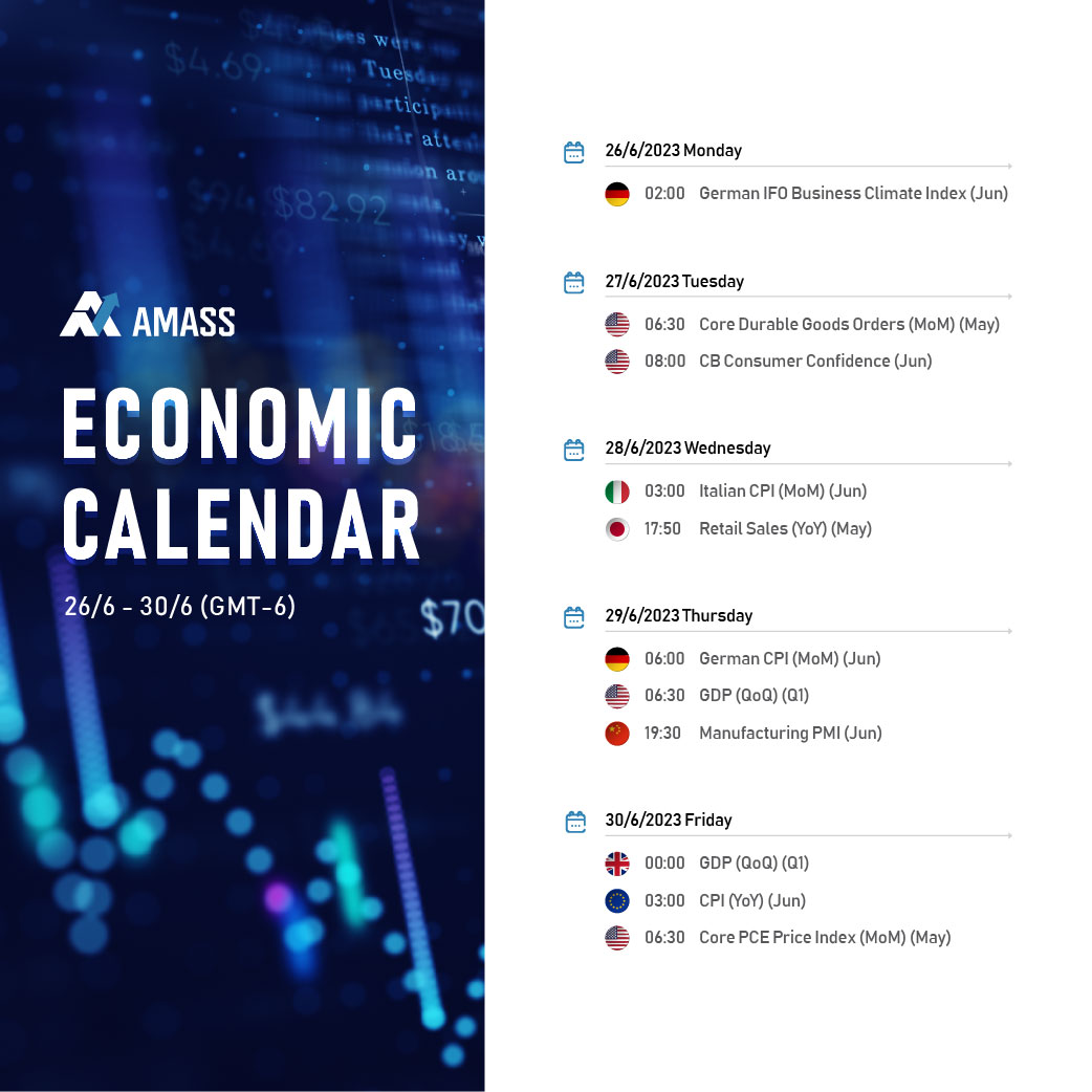 Check out this week's #EconomicCalendar for important market events 🗓

#AMASS #trading #tradingplatform #tradinglifestyle #tradingstrategy #liquiditypool #binaryoptions #copytrade #crypto #stocks #indices #ETFs #CFDs #commodities #forex #equities #bonds
