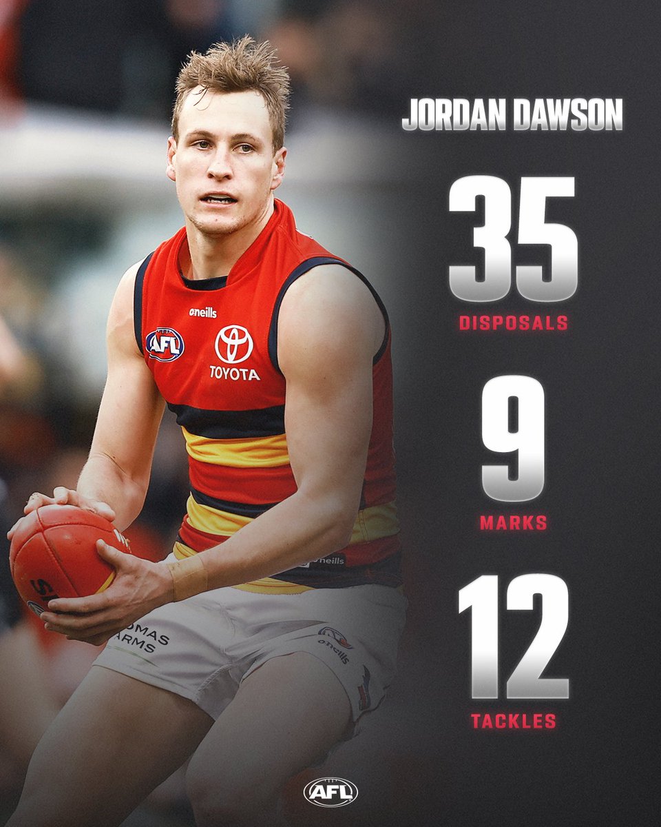 Jordan Dawson was sensational in game 100 🫡

#AFLPiesCrows