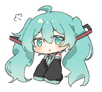 ドット絵かいてみたかった
 #初音ミク