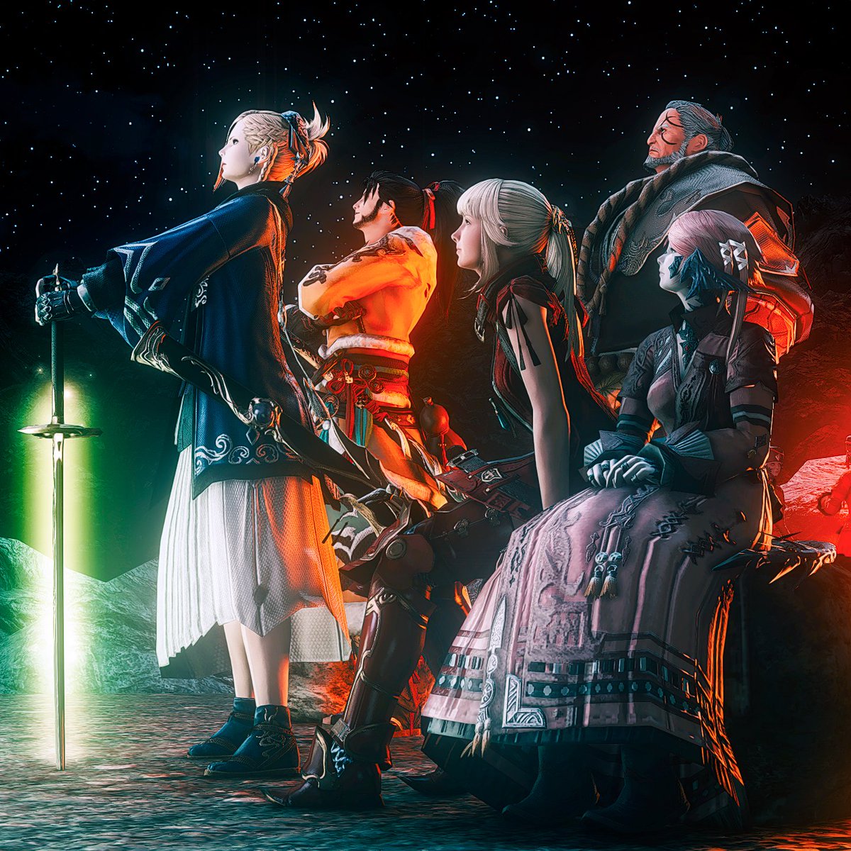 xenoartoriaff14's tweet photo. Night before the Naadam

#FFXIV #FFXIVStormblood #FF14Screenshots #GPOSERS
#ReShade #NenekoColorS #Hien #Lyse #Cirina #Gosetsu #WoL #AzimSteppe https://t.co/0fH8BBSTX5