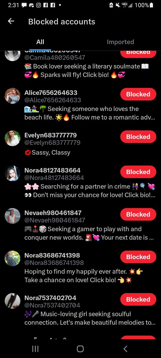 NEVER IN MY LIFE HAVE I EVER SEEN SO MANY BOTS WHY ARE THEY LIKING MY STUFF