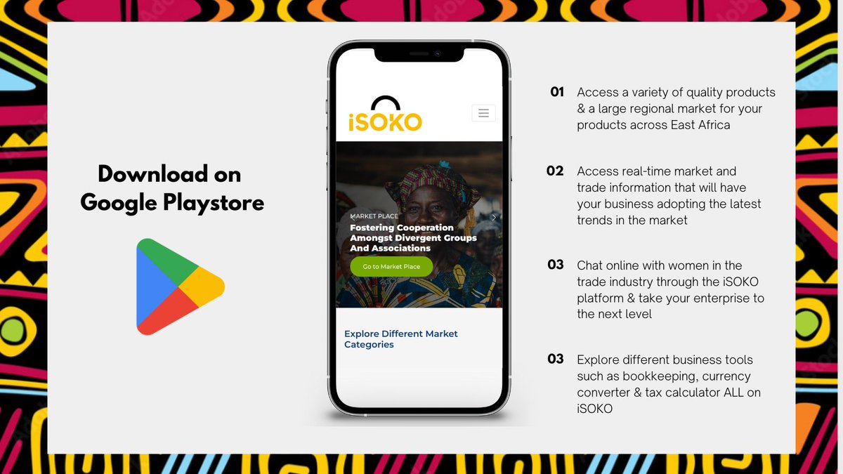 Stay on top of the latest news &amp; trends by accessing real-time business information, events &amp; more, all within your device on #iSOKO

Take your enterprise to the next level, join for FREE!

Download the app, dial USSD code *288*7# or visit the website: isoko.uweal.co.ug