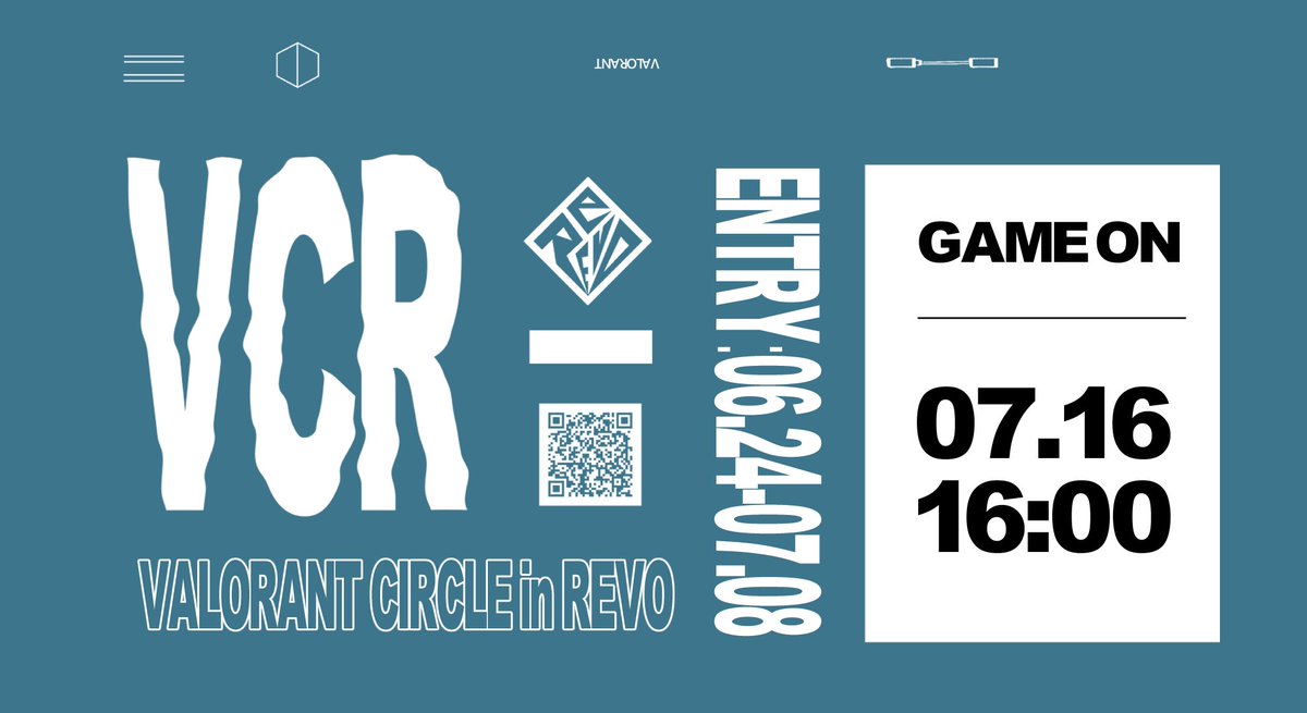 erevo_sapporo's tweet photo. -お知らせ- 

7/16（日）の日程にて VCR（VALORANT CIRCLE in REVO) の第3回交流会を開催いたします！🔥詳細確認、参加表明はグーグルフォームにて行っていただけますので、皆様のご参加お待ちしております！
📷
https://t.co/BOWiK8SrOB

#VCR
 #VALORANT 
#eREVO https://t.co/N7BfE1EOXb