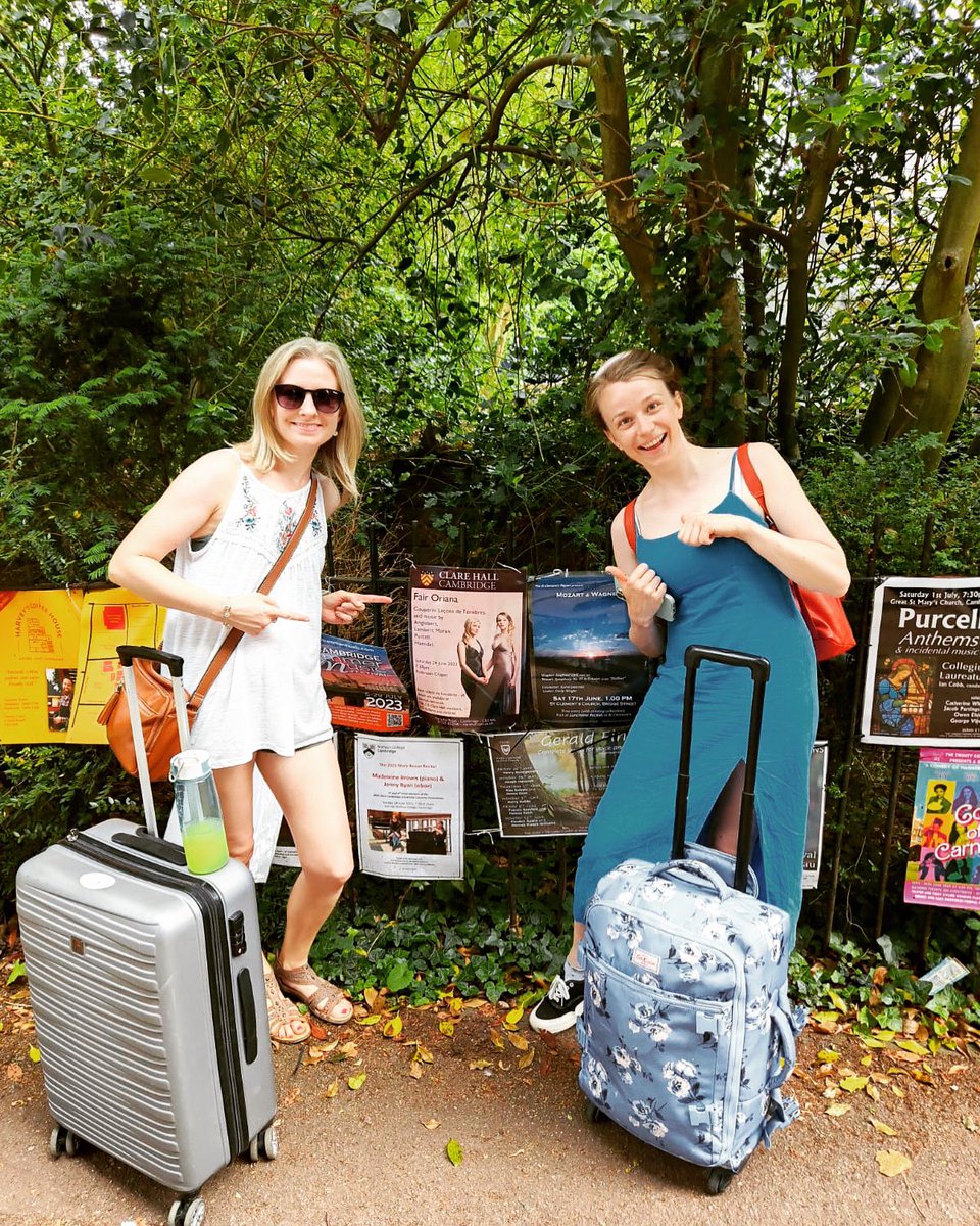 Hot, sunny day in Cambridge yesterday bringing a new programme to Clare Hall’s Intimate Engagements Series 🎶 #earlymusic #longlivefairoriana #sopranos #ontheroad