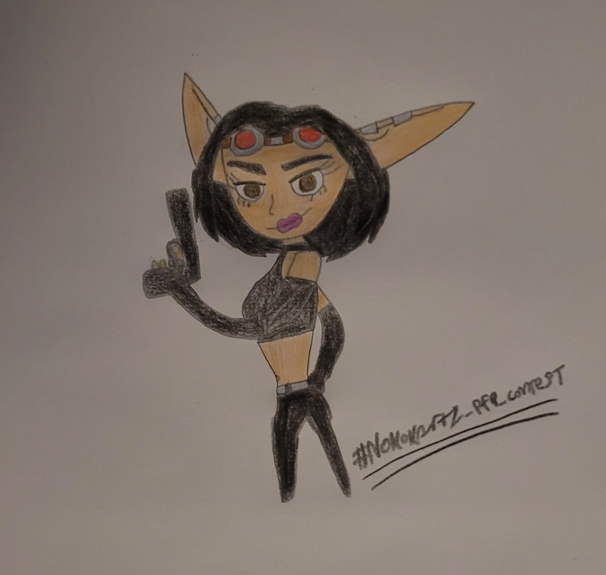 I did my #nonokartz_pfp_contest for her with my drawing of her Instagram profile pic. #nonokartz #dayana #dayanarich #dayanarichard #jakanddaxter #jakanddaxteroc #oc #notmyoc #originalcharacter #pfp #profilepic #profilepicture