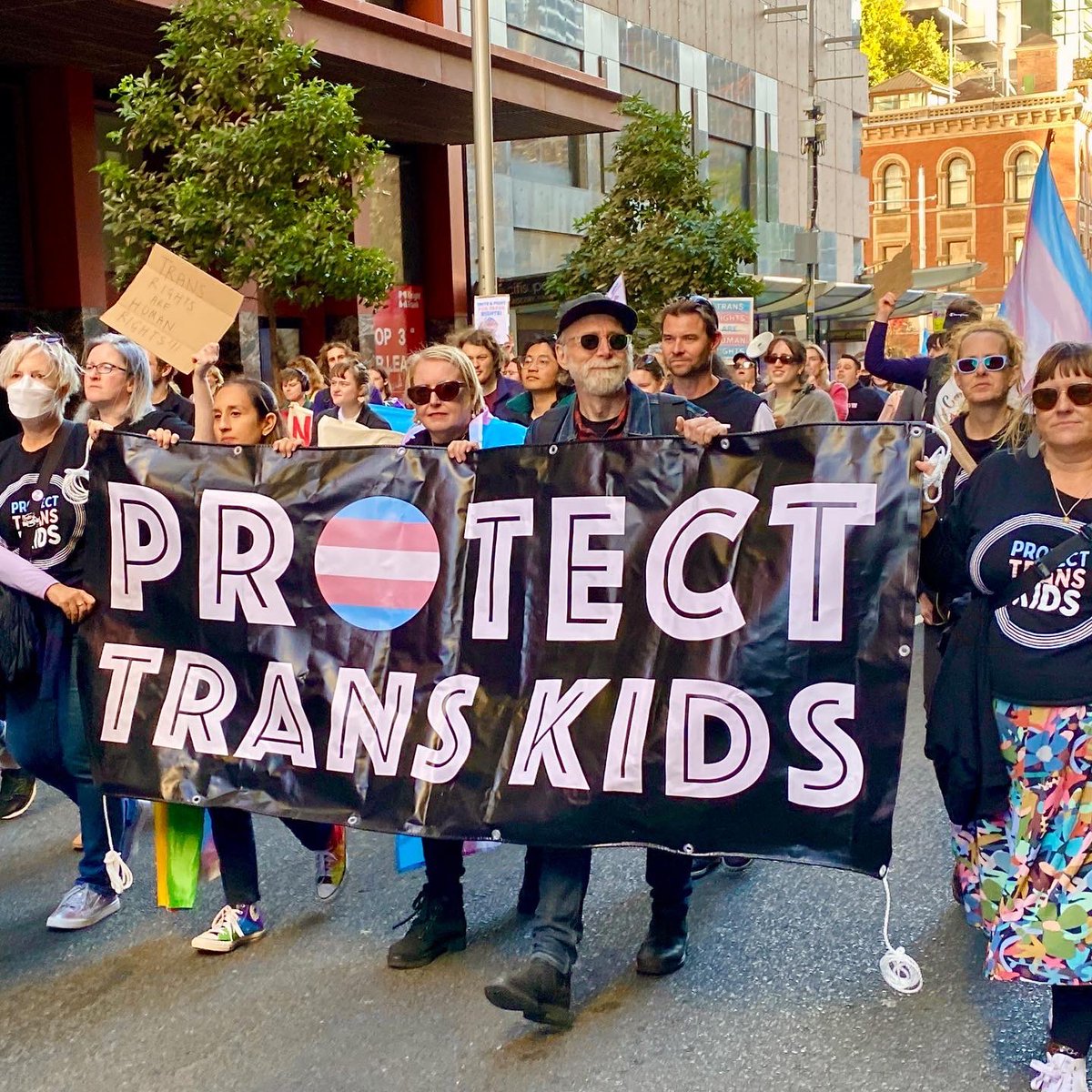🏳️‍⚧️❤️ More than 500 people marched in the centre of Sydney today, calling for rights and respect for the lives of transgender people — and speaking out powerfully against transphobia.

🏳️‍⚧️ TRANS RIGHTS ARE HUMAN RIGHTS 🏳️‍⚧️