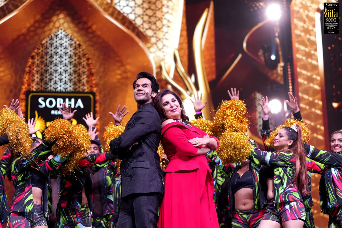 Our extraordinary hosts #FarahKhan & #RajkummarRao left the audience spellbound at the stage of SOBHA Realty IIFA Rocks 2023 with their amazing on-stage chemistry!

Tune in to Colors & Jio Cinema now and be a part of this extravaganza 

#IIFA2023 #IIFAONYAS #YasIsland #InAbuDhabi