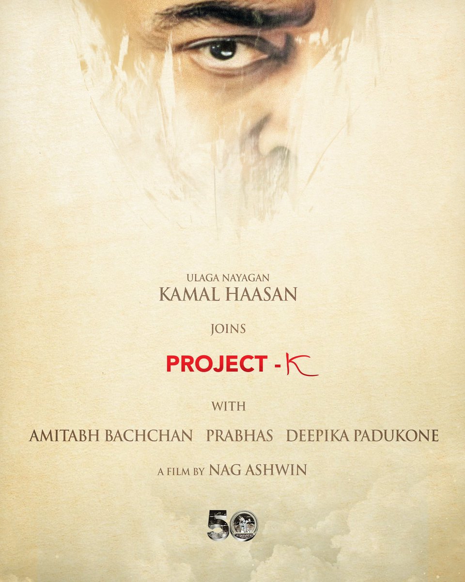 Welcoming the greatest actor Ulaganayagan @ikamalhaasan. Our journey becomes Universal now. #ProjectK 

youtu.be/QeyOUmg-7_0

#Prabhas @SrBachchan @deepikapadukone @nagashwin7 @DishPatani @Music_Santhosh @AshwiniDuttCh @VyjayanthiFilms