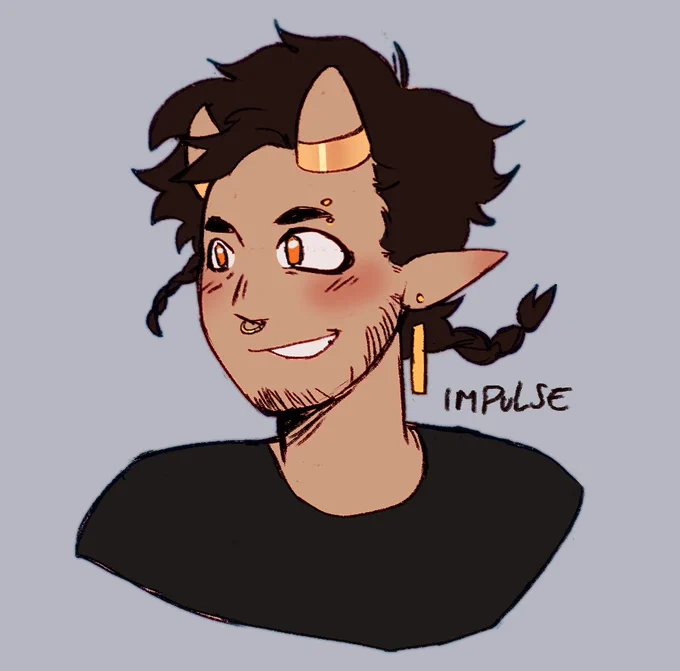 i dont think i ever show his design even tho i have it since January  #impulsesvfanart